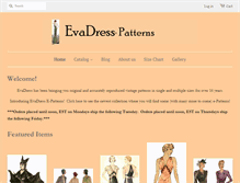 Tablet Screenshot of evadress.com